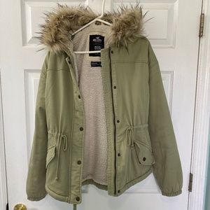 Hollister Heritage Collection Faux Fur Jacket